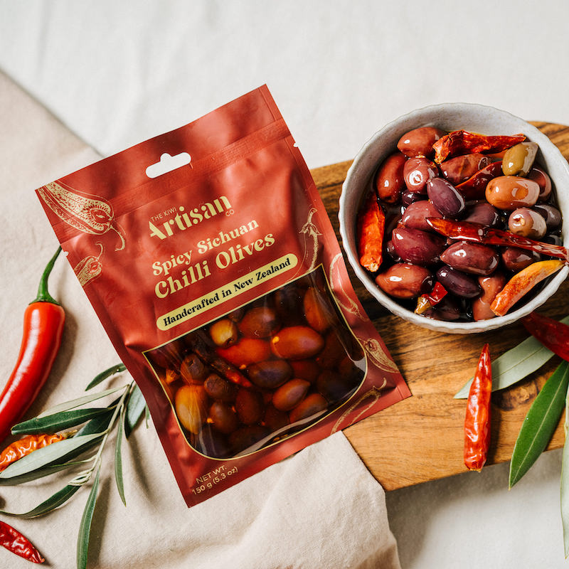 Spicy sichuan chilli olives 150g