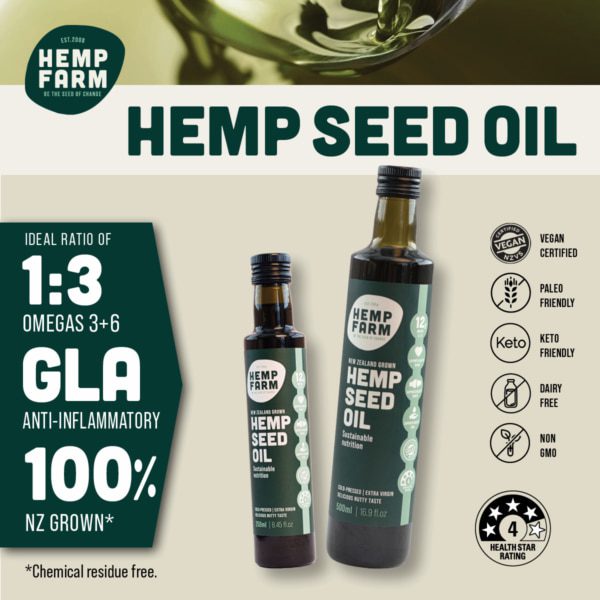 Hemp Farm Hemp Seed Oil (250ml)