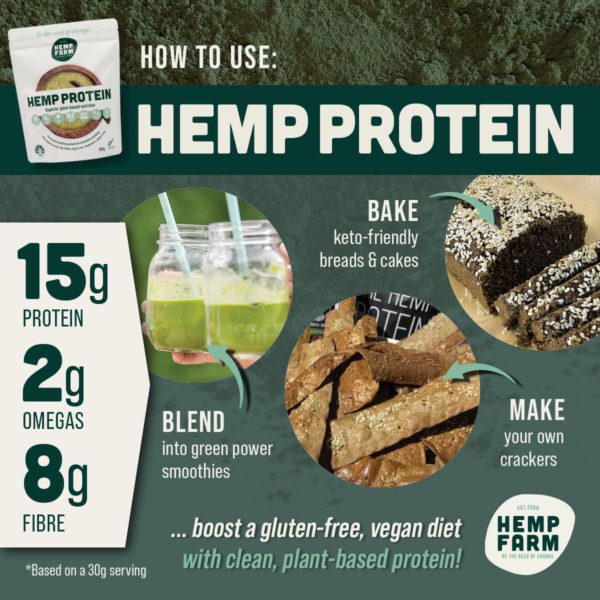 Hemp Farm Hemp Protein Powder (500g)