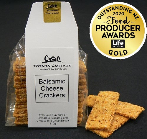 Totara Cottage Balsamic Cheese Crackers