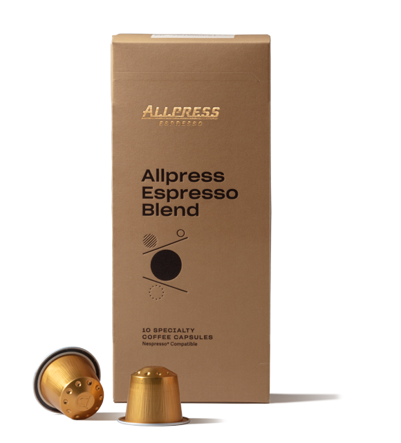 Allpress espresso blend coffee capsules
