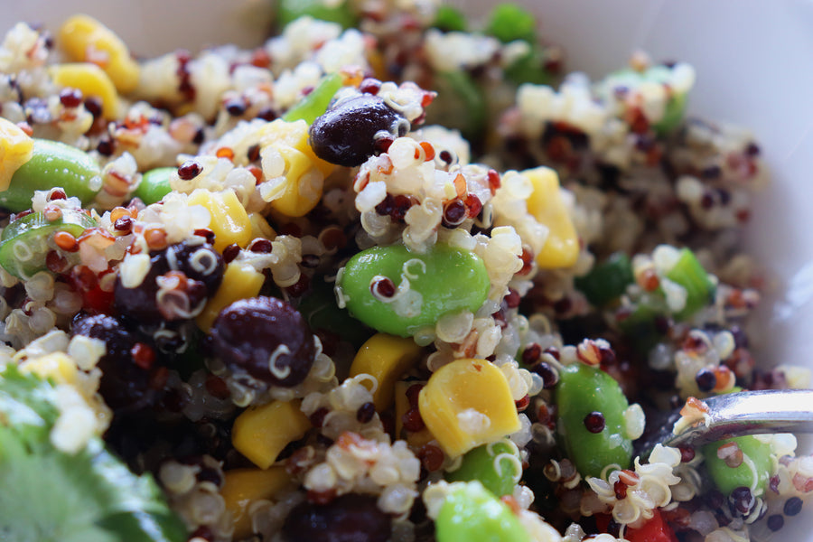 Quinoa, Corn & Edamame Salad