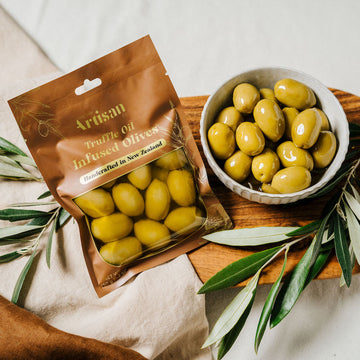 Truffle infused olives 150g
